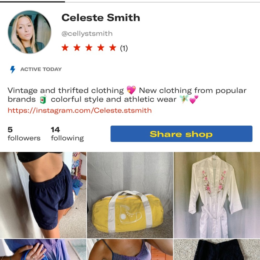 Hey! Head over to my Depop for more stuff